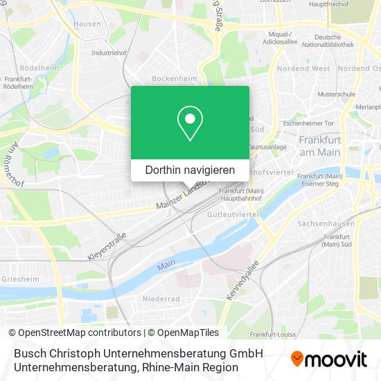 Busch Christoph Unternehmensberatung GmbH Unternehmensberatung Karte