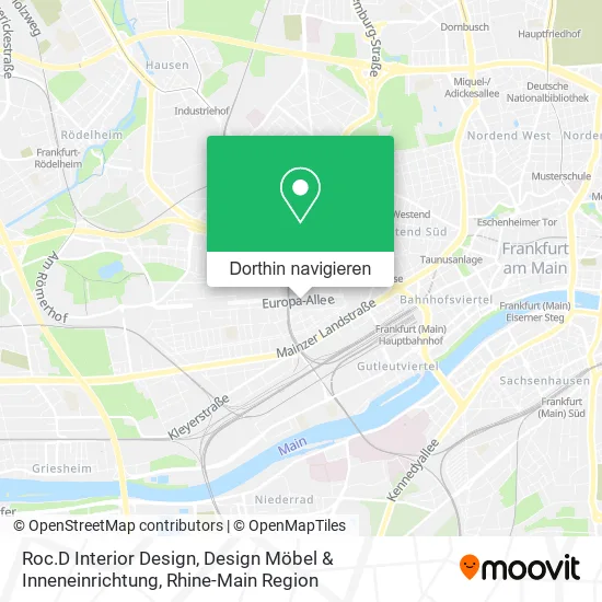 Roc.D Interior Design, Design Möbel & Inneneinrichtung Karte