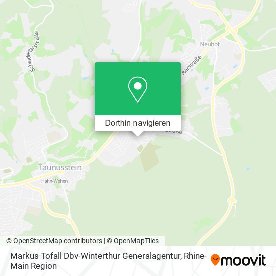 Markus Tofall Dbv-Winterthur Generalagentur Karte