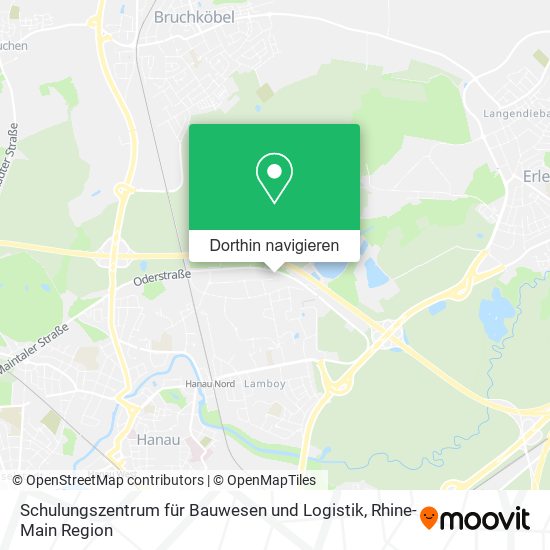 Schulungszentrum für Bauwesen und Logistik Karte