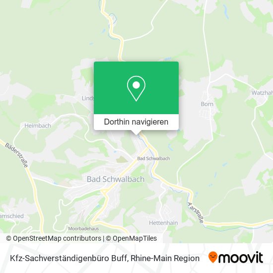 Kfz-Sachverständigenbüro Buff Karte