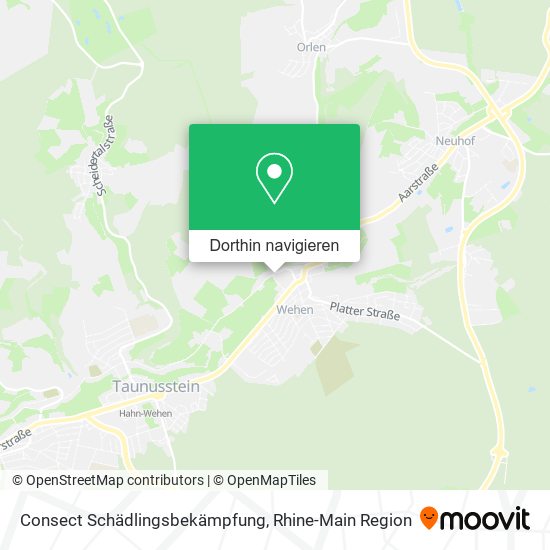 Consect Schädlingsbekämpfung Karte