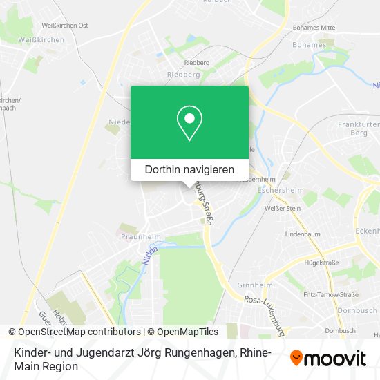 Kinder- und Jugendarzt Jörg Rungenhagen Karte