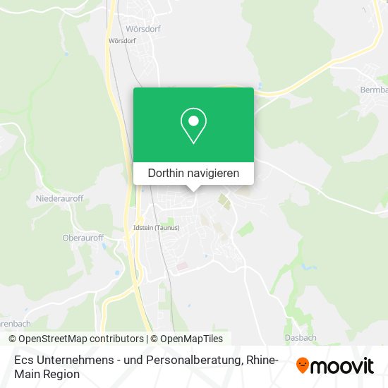 Ecs Unternehmens - und Personalberatung Karte