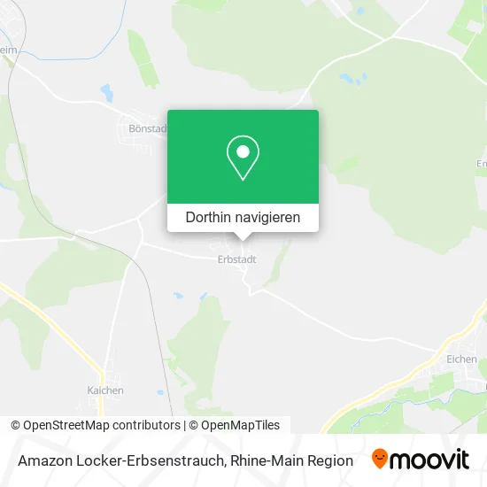 Amazon Locker-Erbsenstrauch Karte