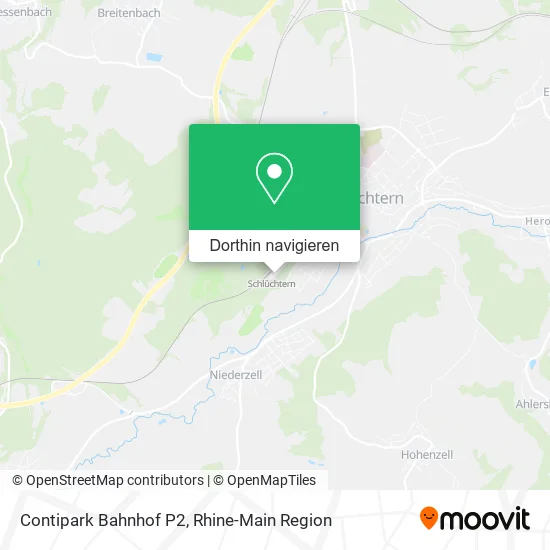 Contipark Bahnhof P2 Karte