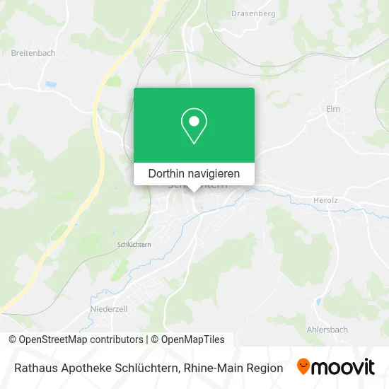 Rathaus Apotheke Schlüchtern Karte