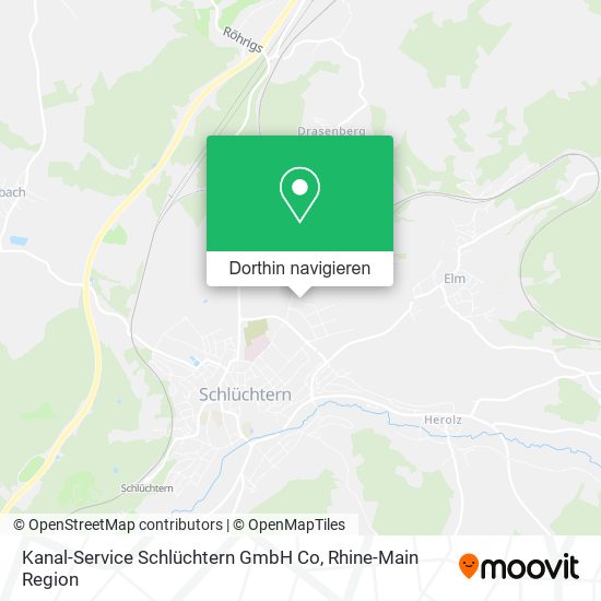Kanal-Service Schlüchtern GmbH Co Karte