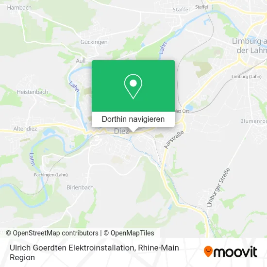 Ulrich Goerdten Elektroinstallation Karte