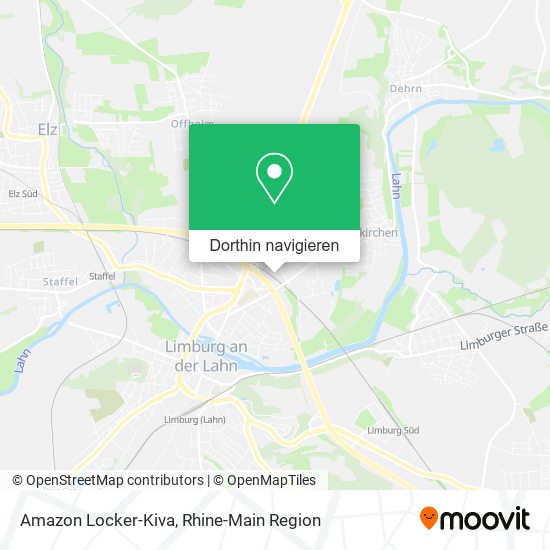 Amazon Locker-Kiva Karte