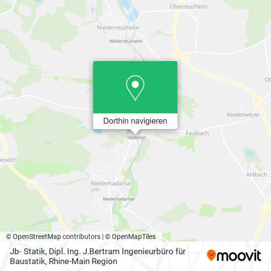 Jb- Statik, Dipl. Ing. J.Bertram Ingenieurbüro für Baustatik Karte