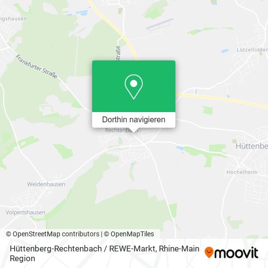 Hüttenberg-Rechtenbach / REWE-Markt Karte