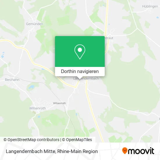 Langendernbach Mitte Karte