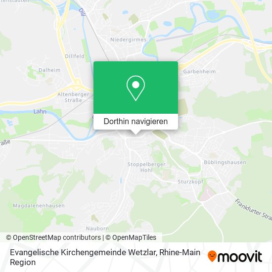 Evangelische Kirchengemeinde Wetzlar Karte