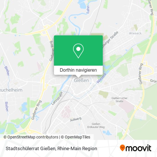Stadtschülerrat Gießen Karte