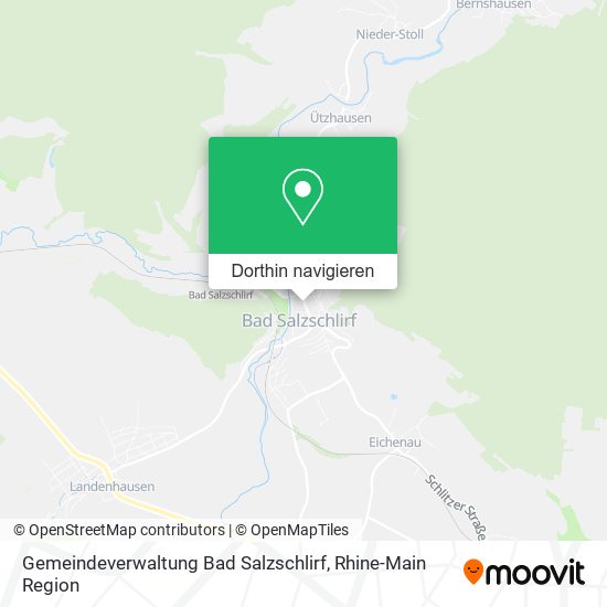 Gemeindeverwaltung Bad Salzschlirf Karte