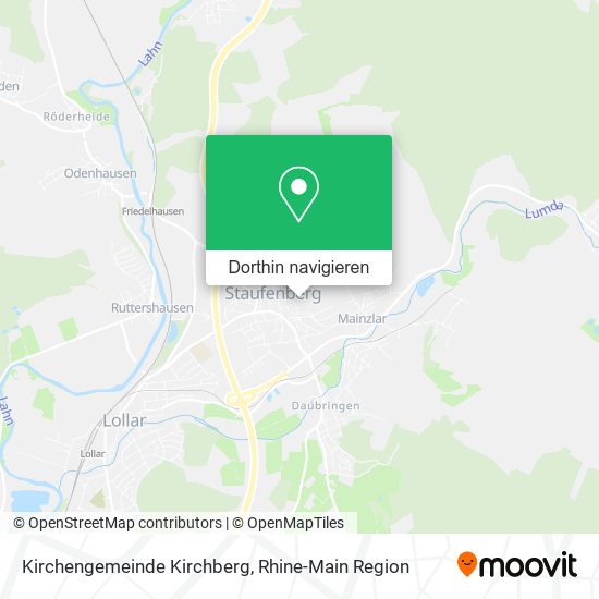 Kirchengemeinde Kirchberg Karte