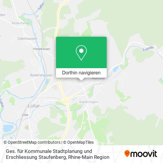 Ges. für Kommunale Stadtplanung und Erschliessung Staufenberg Karte