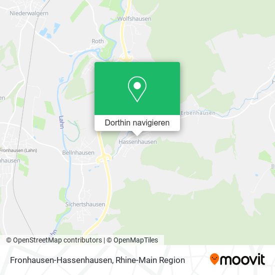 Fronhausen-Hassenhausen Karte
