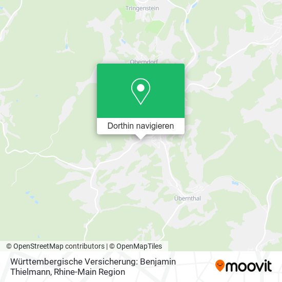 Württembergische Versicherung: Benjamin Thielmann Karte