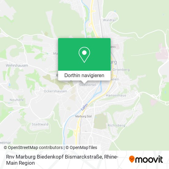Rnv Marburg Biedenkopf Bismarckstraße Karte