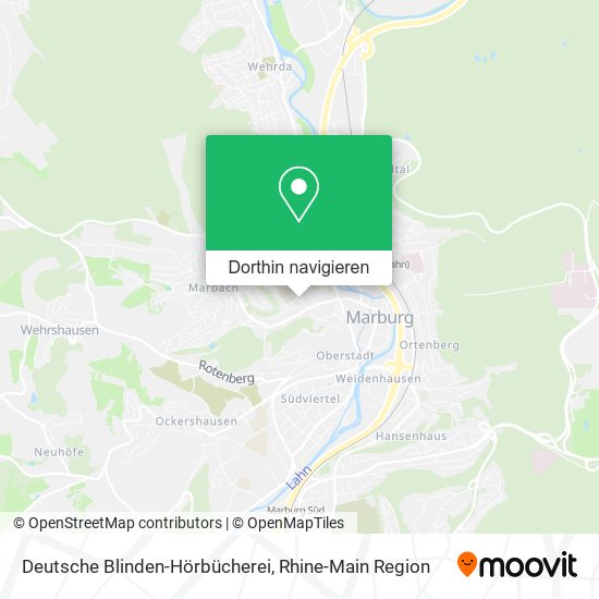 Deutsche Blinden-Hörbücherei Karte