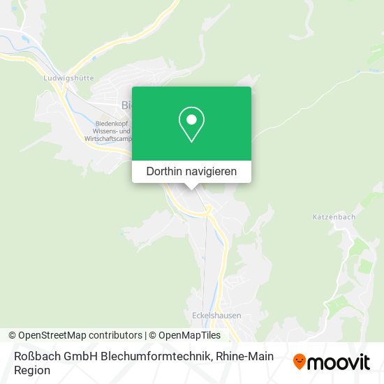 Roßbach GmbH Blechumformtechnik Karte