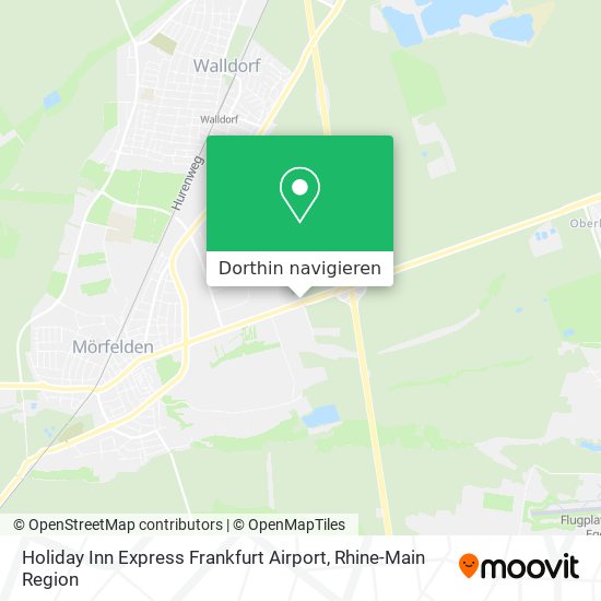 Holiday Inn Express Frankfurt Airport Karte