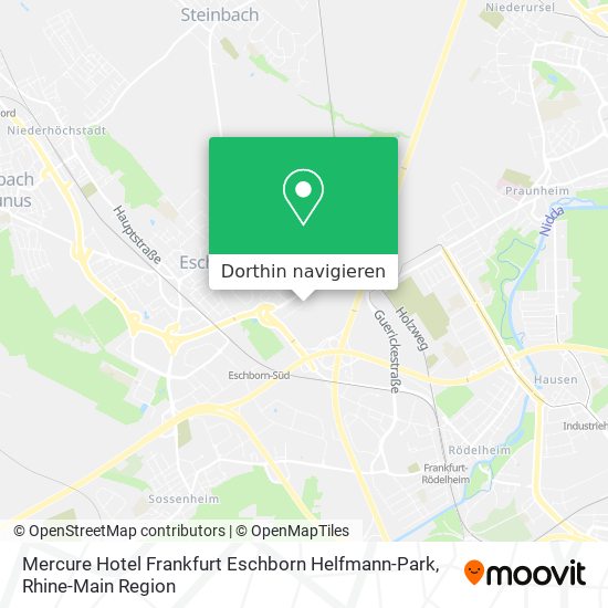 Mercure Hotel Frankfurt Eschborn Helfmann-Park Karte
