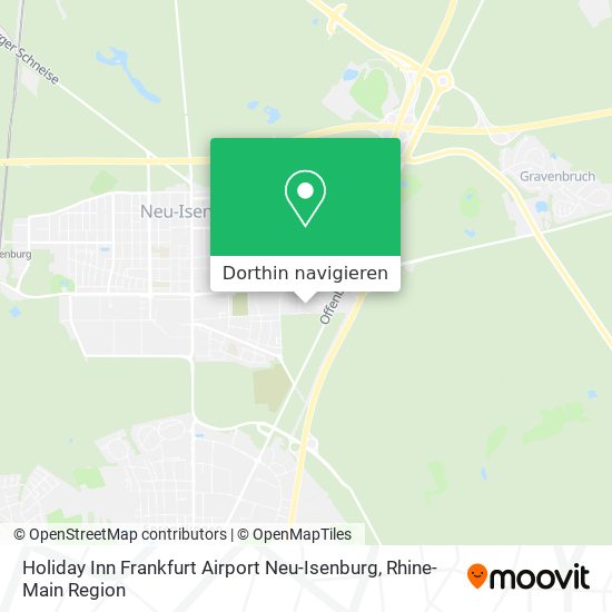 Holiday Inn Frankfurt Airport Neu-Isenburg Karte