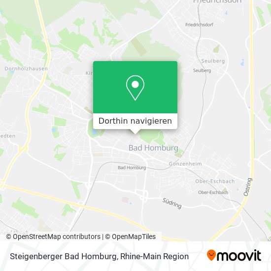 Steigenberger Bad Homburg Karte