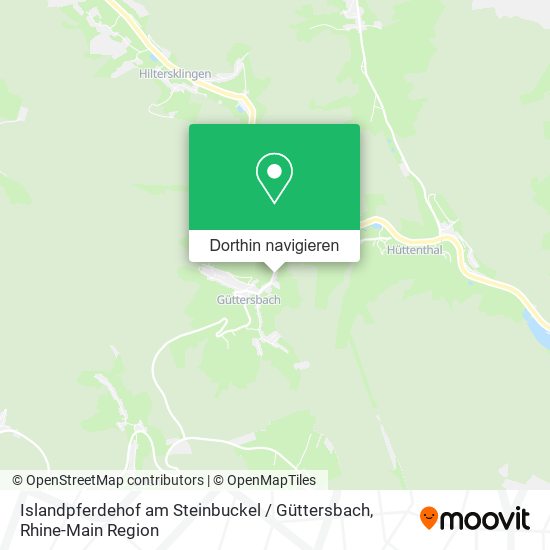Islandpferdehof am Steinbuckel / Güttersbach Karte