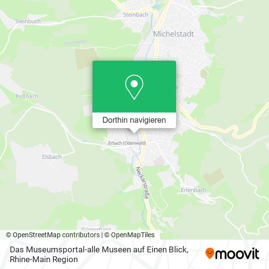Das Museumsportal-alle Museen auf Einen Blick Karte