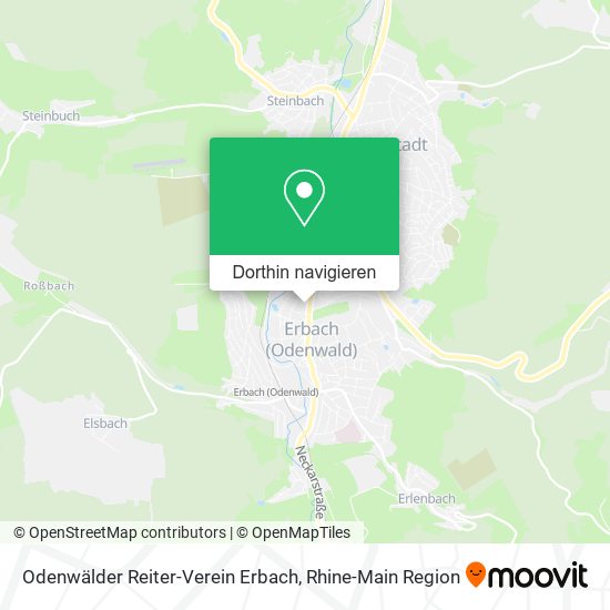 Odenwälder Reiter-Verein Erbach Karte