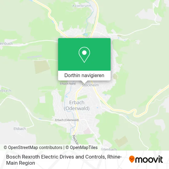 Bosch Rexroth Electric Drives and Controls Karte