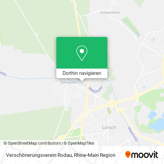 Verschönerungsverein Rodau Karte