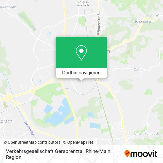 Verkehrsgesellschaft Gersprenztal Karte