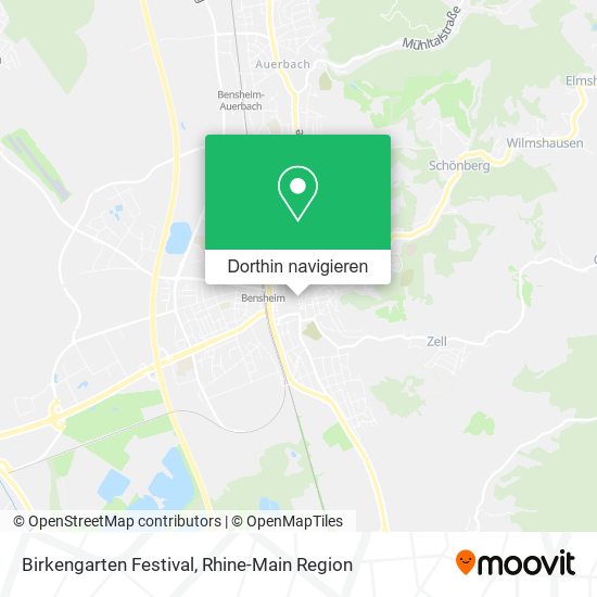 Birkengarten Festival Karte