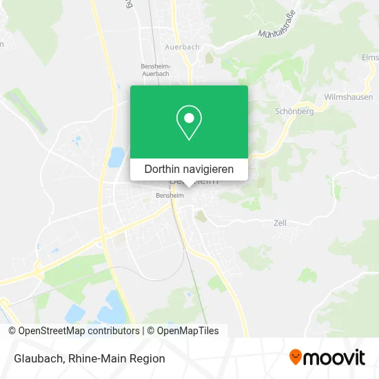 Glaubach Karte