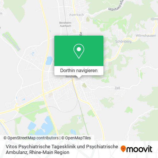 Vitos Psychiatrische Tagesklinik und Psychiatrische Ambulanz Karte