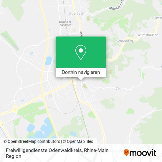 Freiwilligendienste Odenwaldkreis Karte