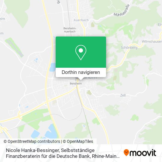 Nicole Hanka-Bessinger, Selbstständige Finanzberaterin für die Deutsche Bank Karte