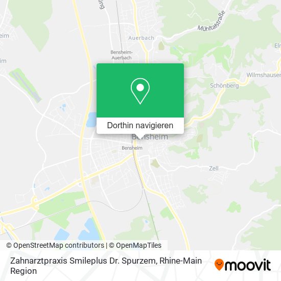 Zahnarztpraxis Smileplus Dr. Spurzem Karte
