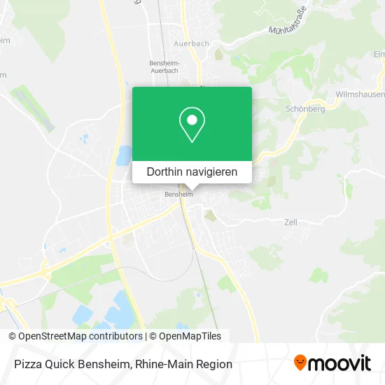 Pizza Quick Bensheim Karte