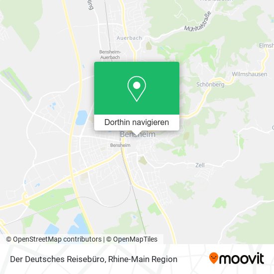 Der Deutsches Reisebüro Karte