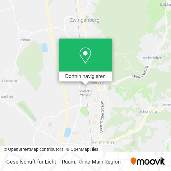 Gesellschaft für Licht + Raum Karte