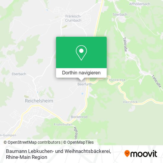 Baumann Lebkuchen- und Weihnachtsbäckerei Karte