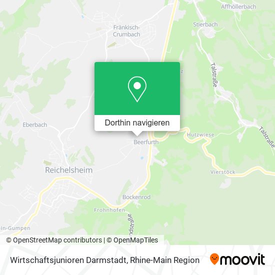 Wirtschaftsjunioren Darmstadt Karte