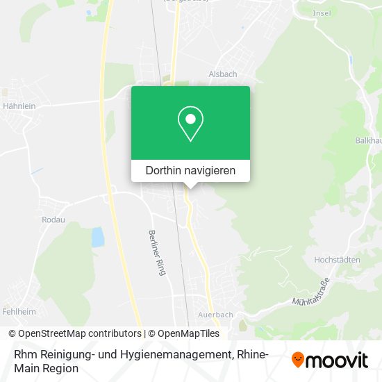 Rhm Reinigung- und Hygienemanagement Karte