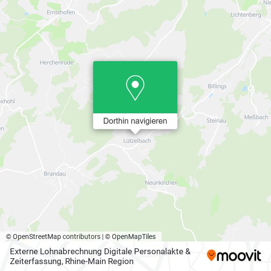 Externe Lohnabrechnung Digitale Personalakte & Zeiterfassung Karte